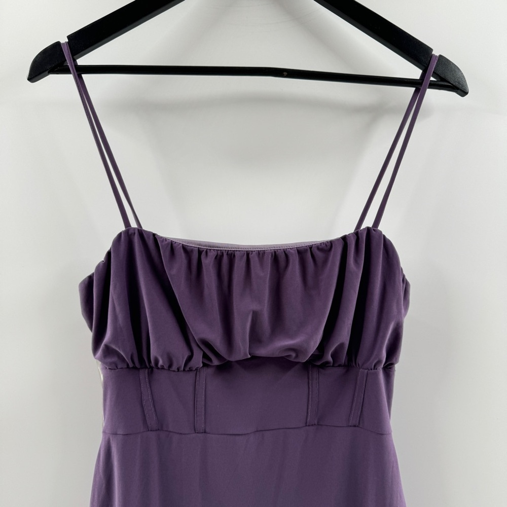 Glare Purple Spaghetti Strap Mini Dress Size Large Women’s - Picture 3 of 6